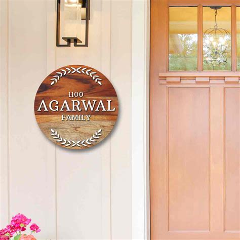 Buy Personalised Wooden Name Plates for Home Online In India – Nutcase