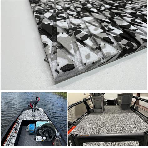 Camo Diamond EVA Foam Boat Flooring Mat Nonslip Kayaks Surfing Paddle ...