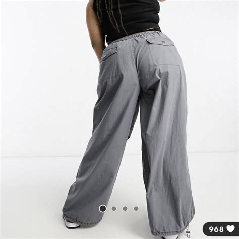 ASOS Design Women's Grey Trousers | Depop