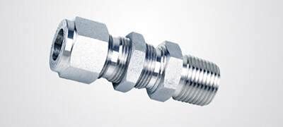Bulkhead Male Connector Fitting, Ferrule Fitting and Compression Tube ...