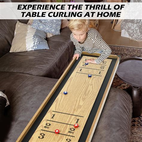 RayChee Shuffleboard and Curling 2 in 1 Board Games, India | Ubuy