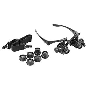 Double Eyes Jewelry Lens, New Head Wearing Magnifying Lens Double Eye ...