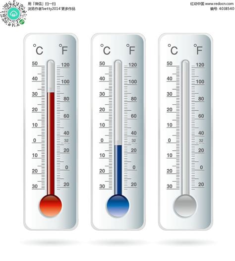 温度计矢量素材EPS免费下载_红动中国