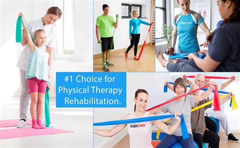 Physical Therapy Bands 8,16, 25 Yard Rolls. Latex-Free Resistance Band