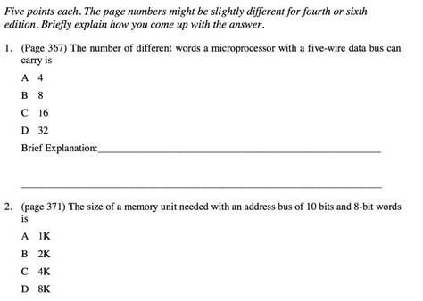 The number of different symbols a microprocessor with a four-wire data ...