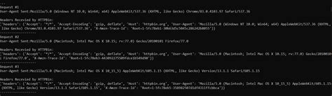 User Agent Python 的图像结果