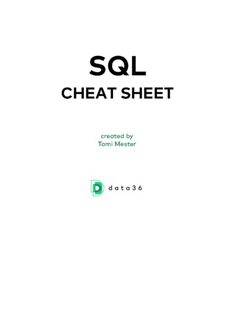 Image result for PL SQL Cheat Sheet
