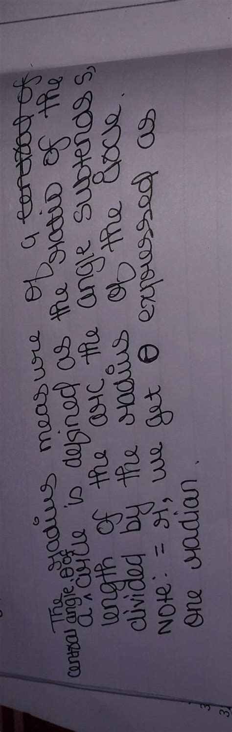 how to measure angle in radian??? - Brainly.in