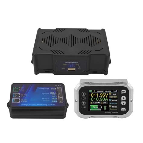 3NH® Smart Battery Monitor, 2.4in LED Display Auto Recognition Wide ...