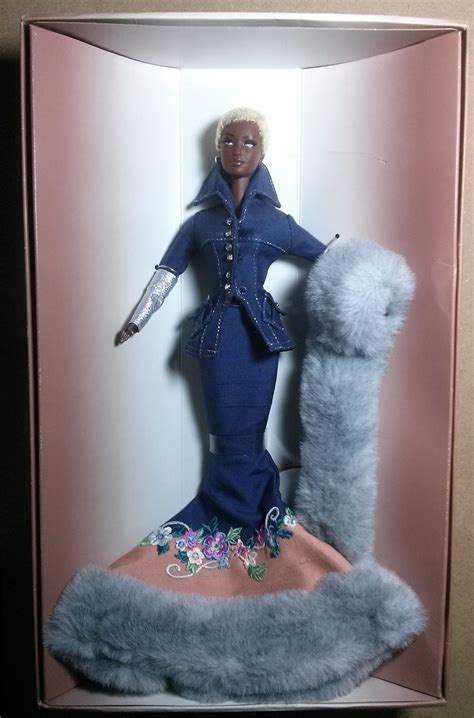 Buy Barbie INDIGO OBSESSION Runway doll Byron Lars African American ...