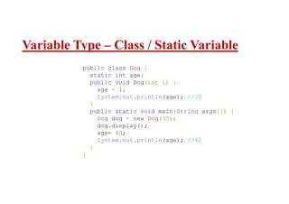 Image result for Static Variable Java with Age