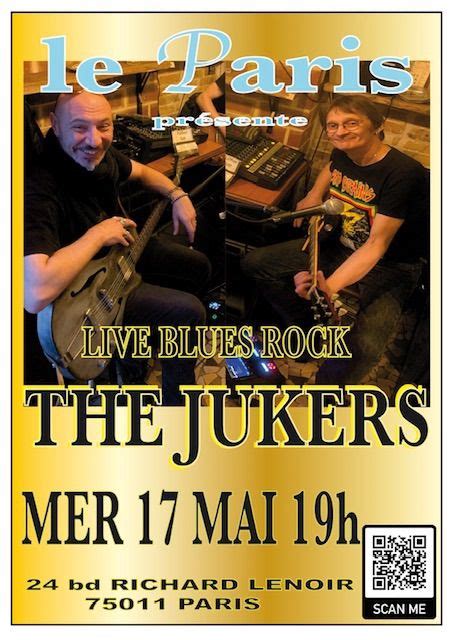 The Jukers au bar « le Paris », Bd Richard Lenoir 75011 Paris, 17 May ...