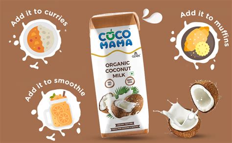 Coco Mama Organic Coconut Milk, 250 Ml : Amazon.in: Grocery & Gourmet Foods