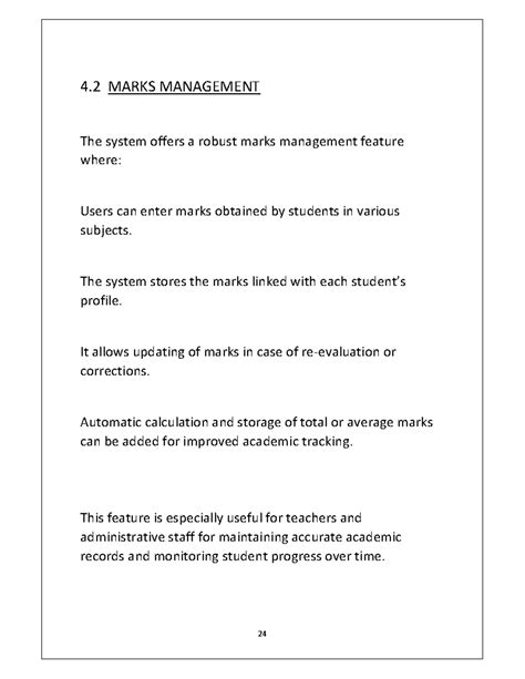 Feature 2 - Major project Student management system - 24 4 MARKS ...