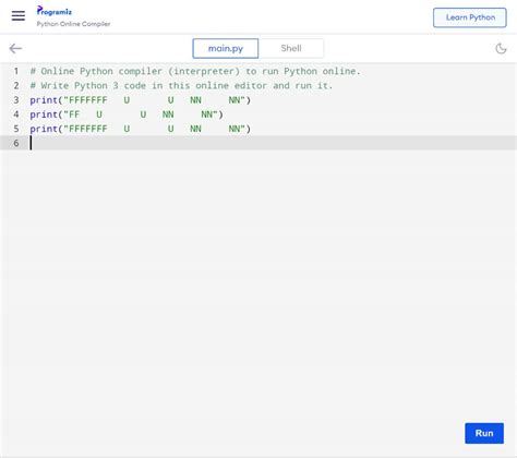 Image result for Python Display Pattern