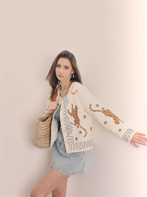 Ecru Printed Shacket