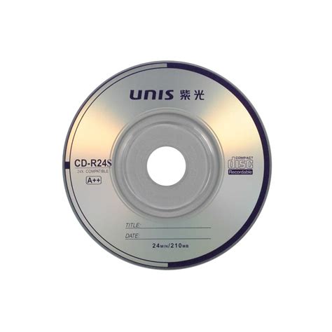 CD-R紫光（UNIS）CDR光盘 钻石系列 8CM(3寸)小盘 24速 刻录盘 210M 桶装10片 A+【价格 行情 报价 批发】