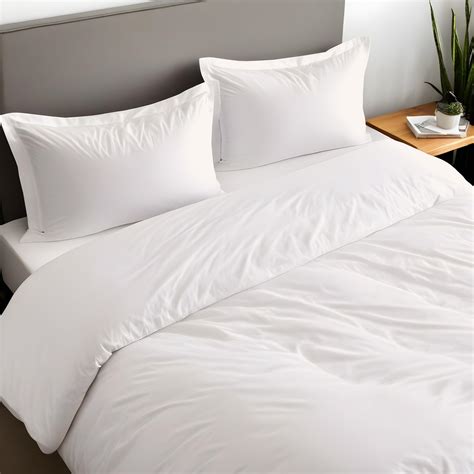 Vinsan King Size Off-White Bed Set: Hand Tufted 100% Cotton Duvet Cover ...