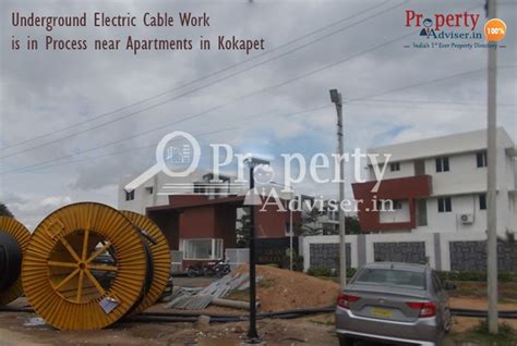 Underground Electric Cable Work is in Process near Kokapet Residential ...