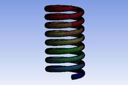 Image result for Helical Spring Side View