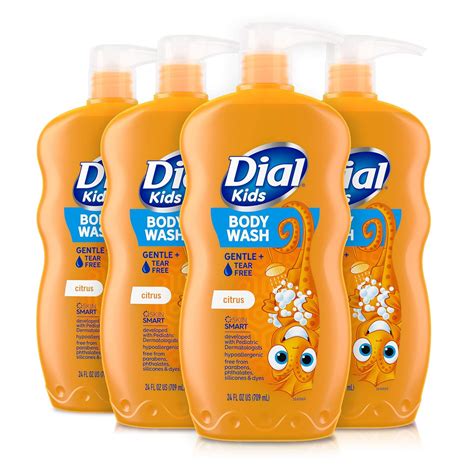 Amazon.com: Dial Kids Body Wash, Citrus, 24 fl oz (Pack of 4)