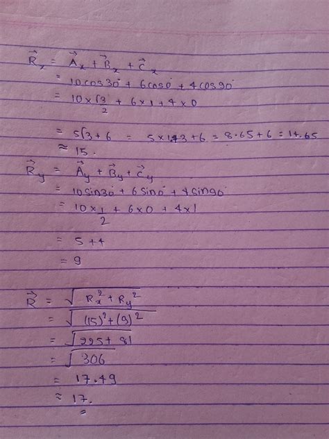 find the magnitude of resultant of the three vectors shown in figure ...