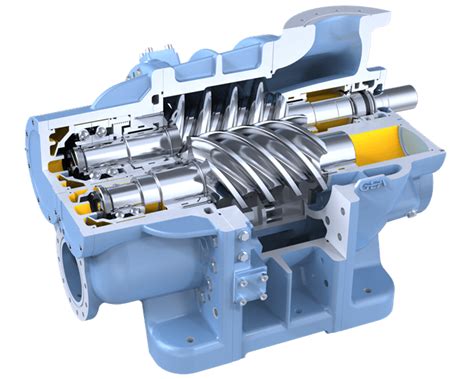 Image result for Slide Valve Screw Compressor