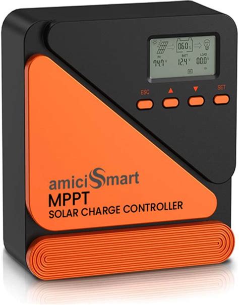 amiciSmart True MPPT Solar Charge Controller 98% Efficiency Lithium ...