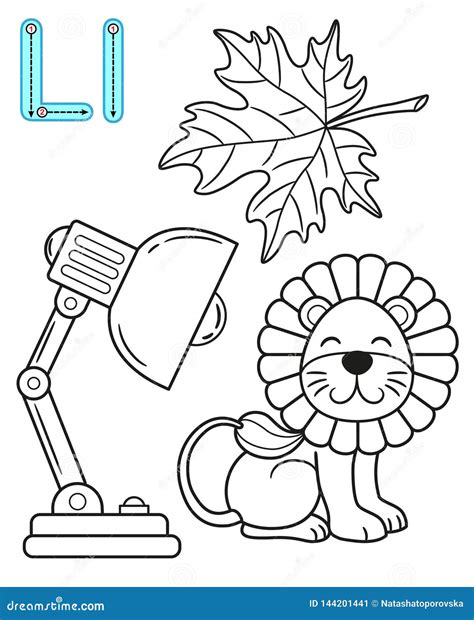Letter L Coloring Pages