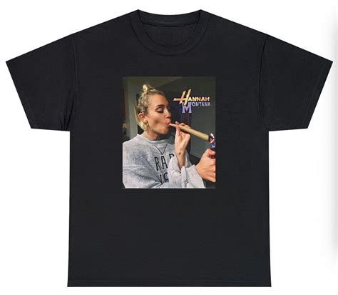 Miley Cyrus Smoking A Blunt