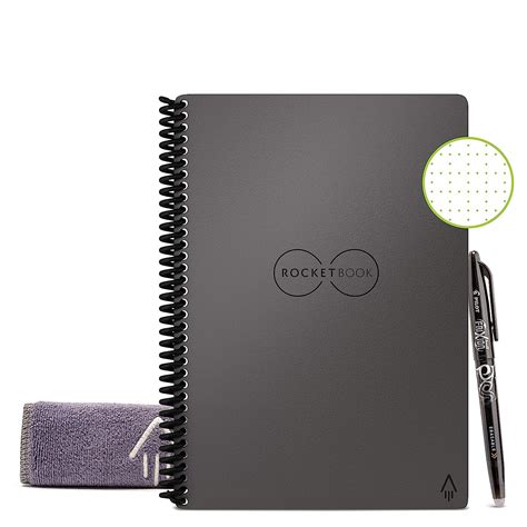 Rocketbook Smart Reusable Notebook - Dot-Grid Eco-Friendly Notebook ...
