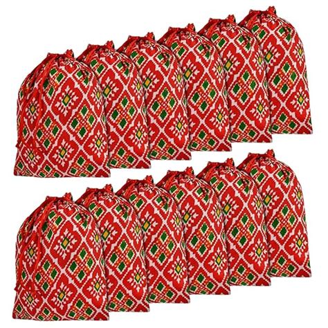 Kuber Industries Potli | Silk Wedding Potli | Drawstring Closure Potli ...