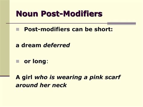 Image result for Contoh Post Modifiers