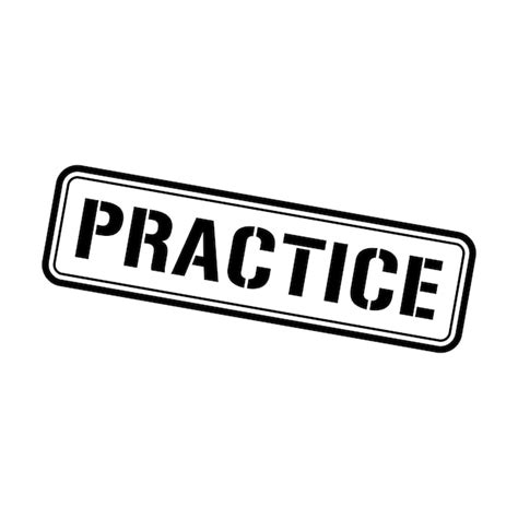 Image result for Sign for Practice