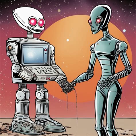 Alien Robot Romance 的图像结果