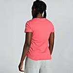 Buy Puma Sun Kissed Coral Cotton Regular Fit Logo Printed T-Shirt ...
