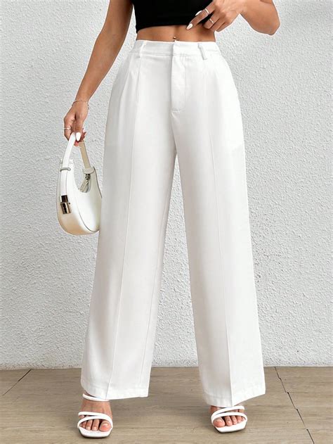 Mode en ligne | SHEIN FRANCE | White pants, Women clothes sale, Womens ...