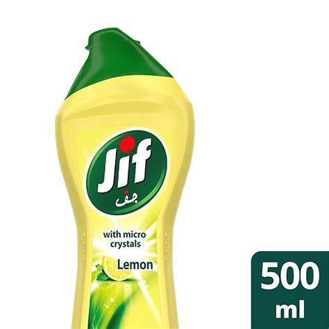منظف كريم جف بالليمون، 500 ملJif Lemon Cream Cleaner, 500ml