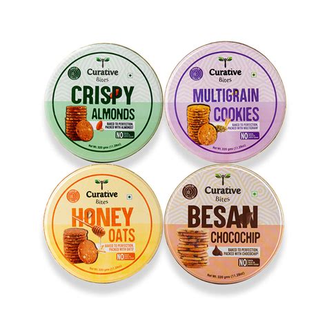 Pack of 4 ( 4 Different Flavour Cookies ) – curativebites