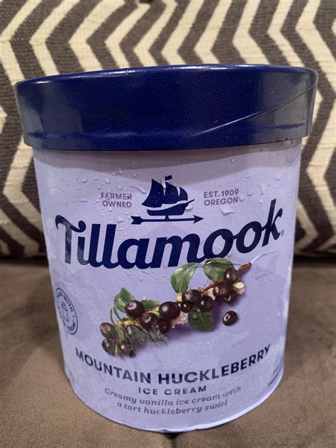 Tillamook Mountain Huckleberry Ice Cream Review | The Off Brand Guy