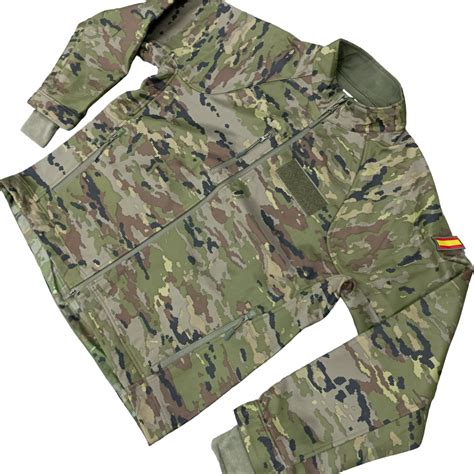 Spanish Army Pixel Camo Softshell Combat Jacket / Polar Fleece - NEW ...
