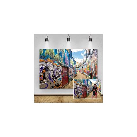 Buy Urban Street Graffiti Wall Backdrop,Yeele 10x8ft Retro Cartoon 80'S ...