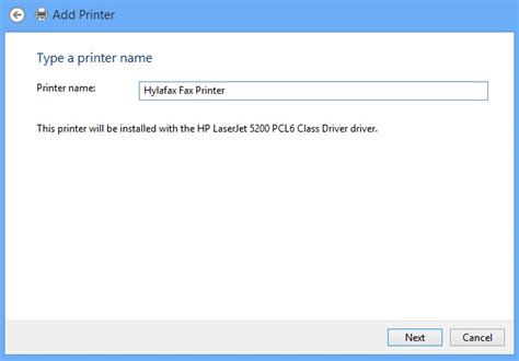 Fax Client Installation