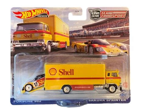 Buy Hot Wheels Car Culture Team Transport Porsche 962 Sakura Sprinter ...