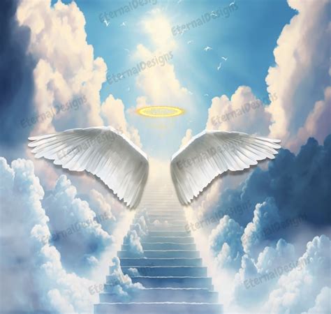 Buy In Loving Memory PNG | Heaven Background |stairway to Heaven ...