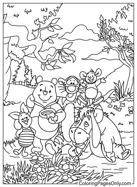 60+ Winnie The Pooh Coloring Pages - Free Printable PDF & Online ...