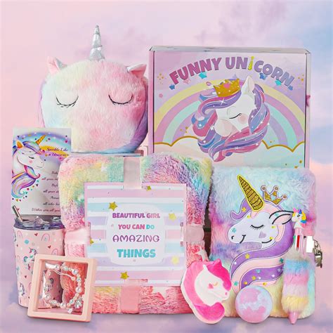 Amazon.com: CRXRYRZ Unicorn Toy for Girl Aged 4-6 6-8, Girl Birthday ...