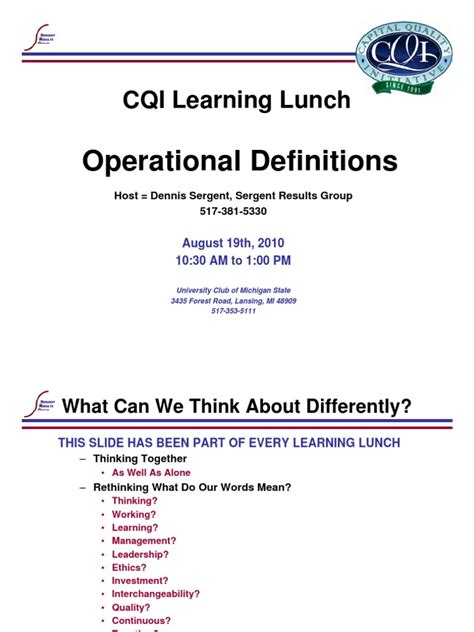 Image result for Operational Definitions Deming