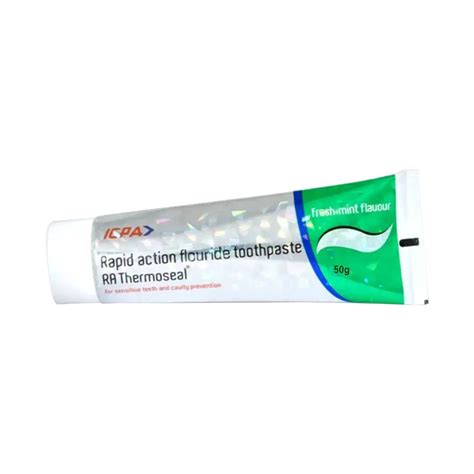 Buy ICPA RA Thermoseal Rapid Action Fluoride Toothpaste – Oralkart