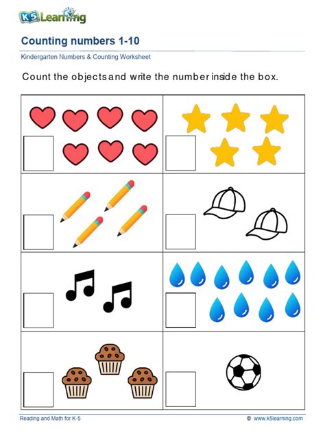 Counting Worksheet 的图像结果
